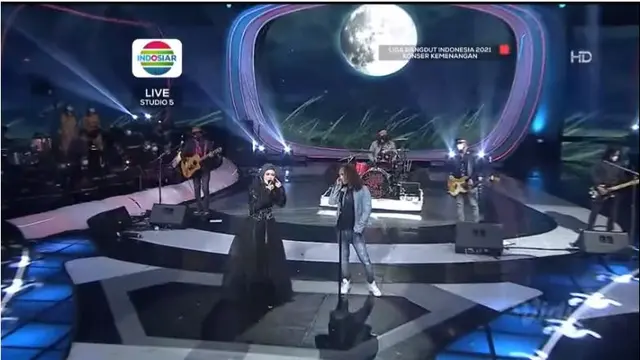 Slank dan Ratna di Konser Kemenangan LIDA 2021