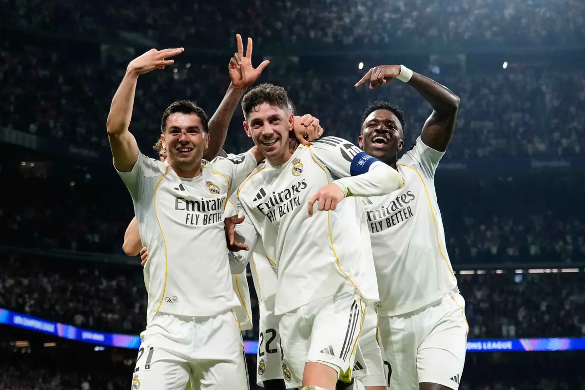 Tiga Gol Federico Valverde Antar Los Blancos Selangkah Lebih Dekat ke Perempat Final Liga Champions 2025/2026