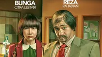 Dalam poster film My Stupid Boss garapan sutradara Upi, Reza Rahadian dan Bunga Citra Lestari tampil berbeda dengan biasanya.