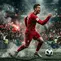 Ilustrasi Cristiano Ronaldo. (Foto by Gemini AI)