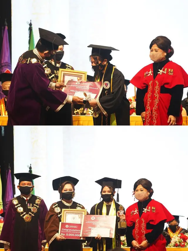 7 Momen Prilly Latuconsina Wisuda, Jadi Lulusan Terbaik