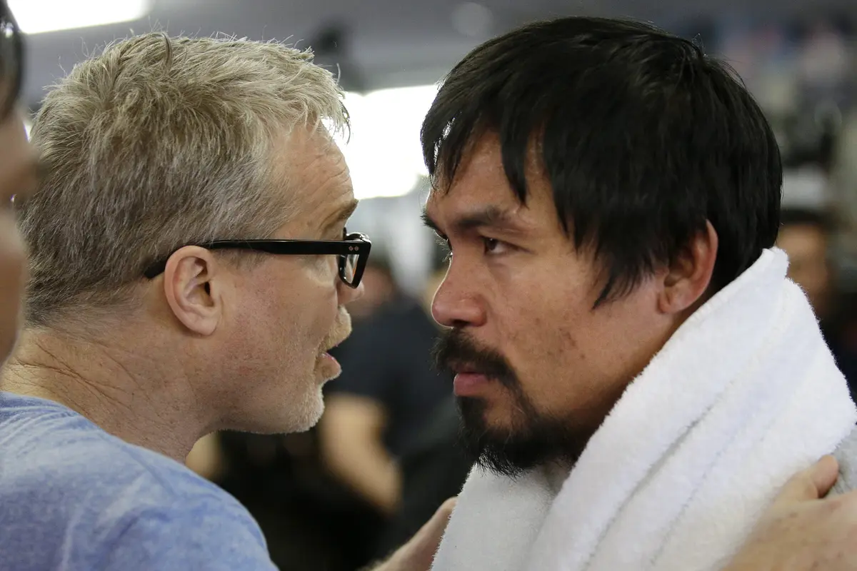 Pacquiao Sedang Berlatih Fisik