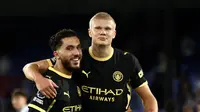 Hasil Liga Inggris: Erling Haaland dan Rayan Cherki Cetak Brace, Man City Mengamuk di Markas Crystal Palace