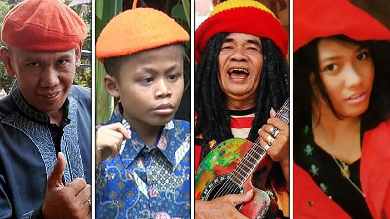 4 Artis yang Ngetop dengan Baret Merah