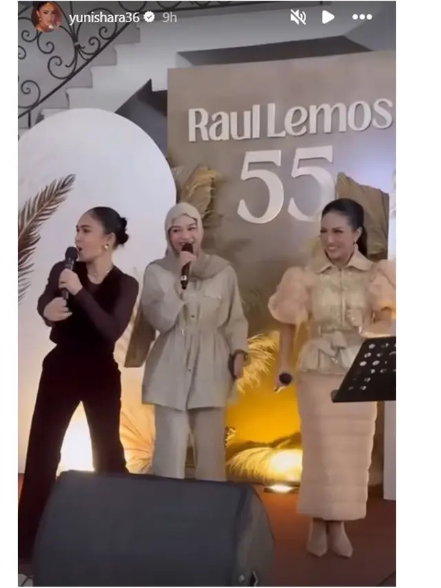 6 Potret Ulang Tahun ke-55 Raul Lemos, Perayaan Hangat Bersama Keluarga Besar