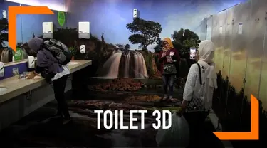 Toilet 3D di Bandara Juanda jadi primadoda swafoto para wisatawan. Ketenarannya pun sampai viral di Malaysia.