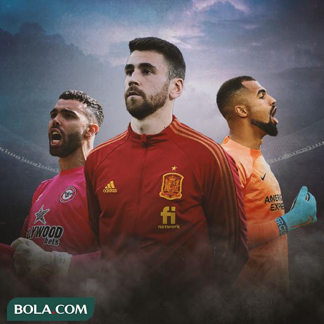 Ilustrasi - 3 Kiper Timnas Spanyol