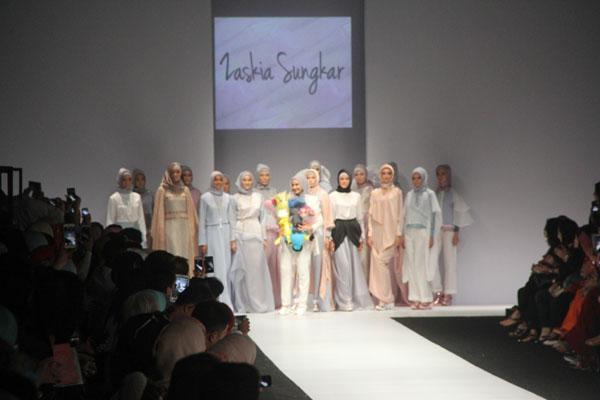Zaskia Sungkar dalam JFW 2015/ Copyright by Vemale.com