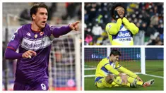Nasib berbeda dipetik Juventus dan Fiorentina di pekan ke-17 Liga Italia, Sabtu (11/12/2021). La Viola berpesta 4 gol tanpa balas ke gawang Salernitana, sementara si Nyonya Tua ditahan 1-1 Venezia. La Viola pun sukses mengkudeta Juventus dari posisi ke-5 klasemen. (Kolase AP)