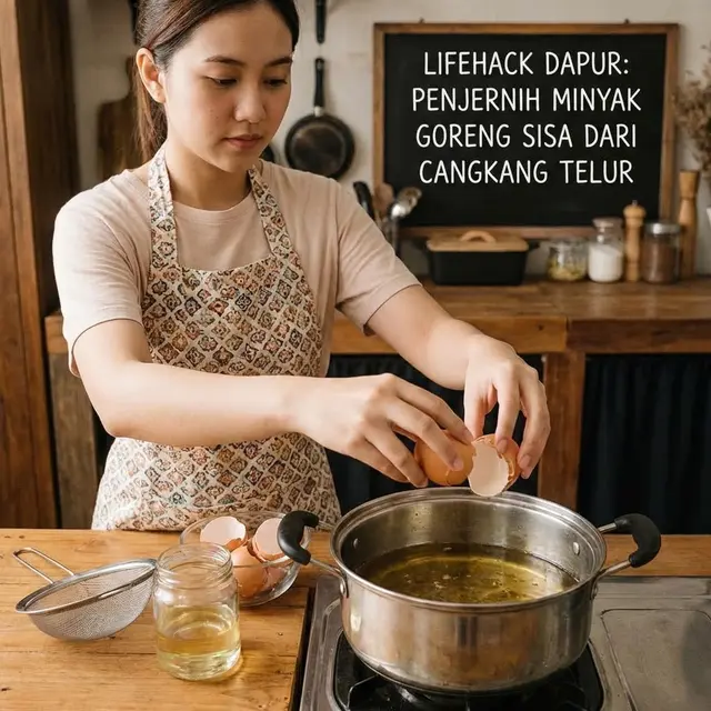 Ide Lifehack Dapur dari Cangkang Telur
