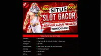 Situs Slot Online Thailand Mencatut Domain Kejaksaan Negeri Tidore Kepulauan. (Liputan6.com/ Yuslianson)