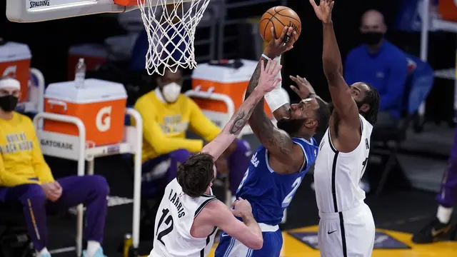 Los Angeles Lakers Vs Brooklyn Nets.