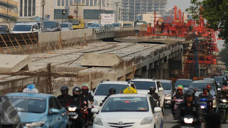 Jalan Layang Kuningan Selatan Hampir Rampung