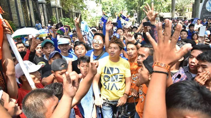 Aksi Bobotoh Jakmania