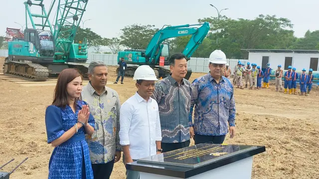 Penandatanganan Prasasti Pembangunan Pabrik PepsiCo Indonesia