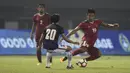 2. Bayu Pradana menjadi kunci dari permainan Timnas Indonesia karena disiplin mengawal lini tengah. Bermain sebagai holding midfielder dirinya mencatat persentase akurasi passing menembus 92 persen. (Bola.com/Vitais Yogi Trisna)