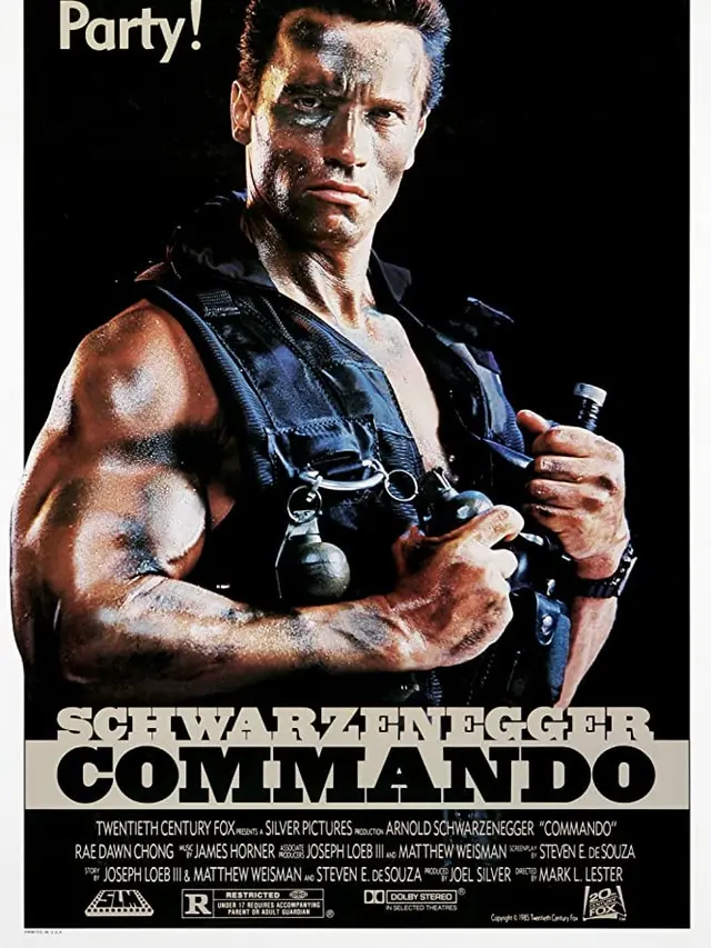 Poster film Commando. (Foto: IMDb/ 20th Century Fox)