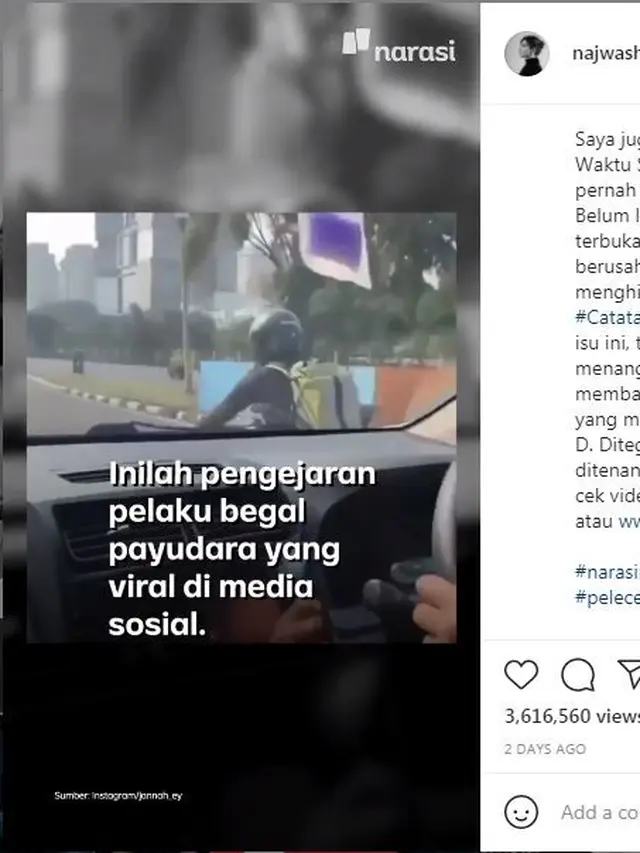 Najwa Shihab pernah menjadi korban pelecehan seksual