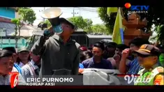 Gelombang protes revisi RUU KPK, terus dilakukan di Jawa Timur. Di Surabaya, aksi penolakan revisi RUU KPK di Gedung DPRD Jatim.