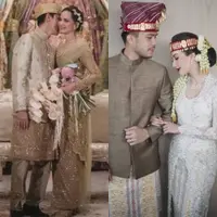 Busana pengantin adat ala artis.