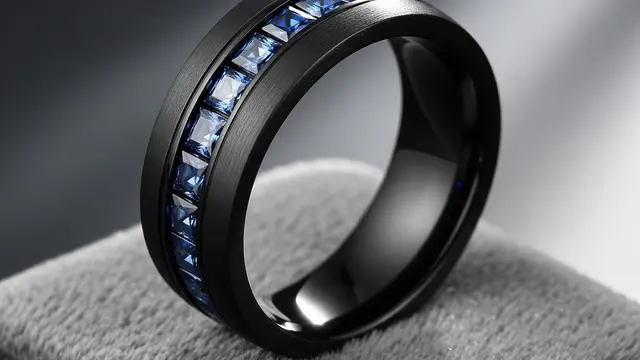 Trend Model Cincin Nikah Hitam 2025