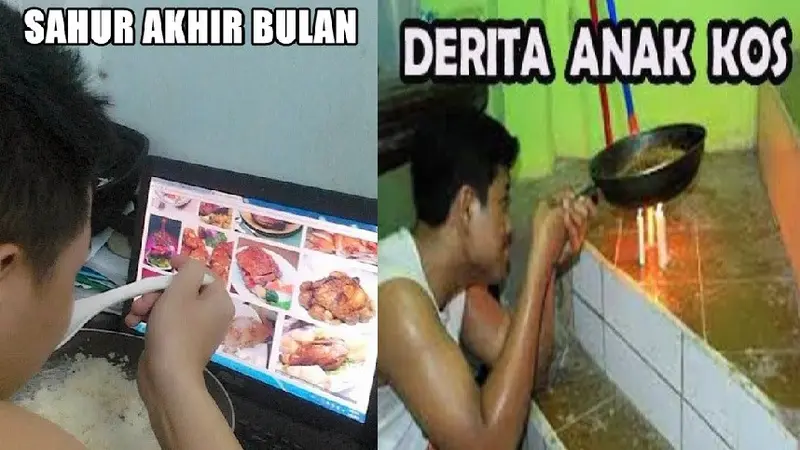 meme puasa anak kost