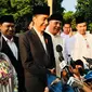 Jokowi Salat Idul Adha di Lapangan tegar Beriman Cibinong Bogor.