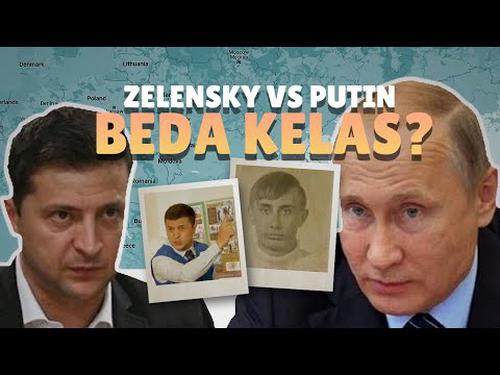 VIDEO: Beda Presiden Ukraina dan Presiden Rusia, Bak Langit Bumi?