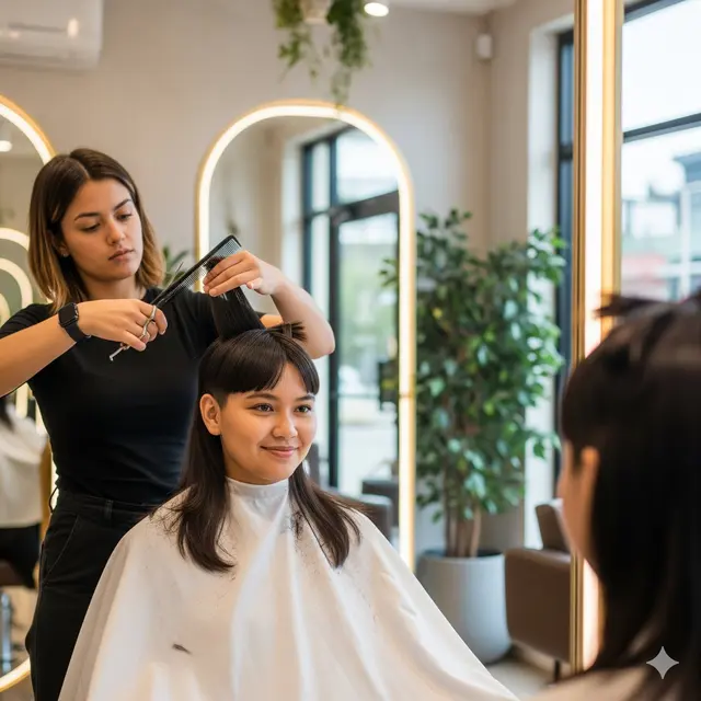 Model Rambut Mulet untuk Cewek 20 Tahun. Foto: Gemini