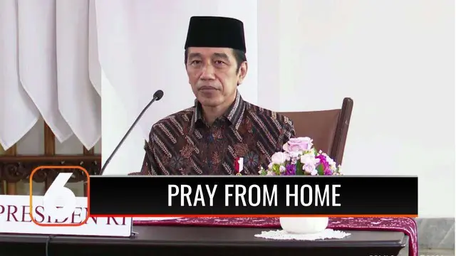 Kementerian Agama gelar doa bersama ‘Pray from Home’ yang dipimpin Presiden Joko Widodo, mendoakan agar bangsa kuat menghadapi pandemi Covid-19.