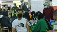 5 Provinsi dengan Capaian Vaksinasi Dosis I di Bawah 70 Persen