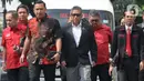 Sekretaris Jenderal (Sekjen) PDI Perjuangan Hasto Kristiyanto memenuhi panggilan penyidik Polda Metro Jaya untuk dimintai keterangan di Jakarta, Selasa (4/6/2024). (Liputan6.com/Herman Zakharia)