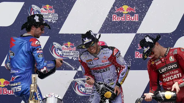 FOTO: Enea Bastianini Tercepat di MotoGP Amerika Serikat