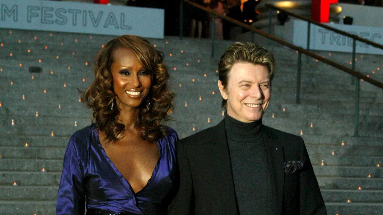 David Bowie dan Iman Abdulmajid