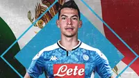 Hirving Lozano resmi bergabung dengan Napoli. (dok. Napoli)
