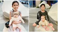 Potret Kedekatan Bilqis Anak Ayu Ting Ting dan Adik Sepupunya. (Sumber: Instagram/ayutingting92)