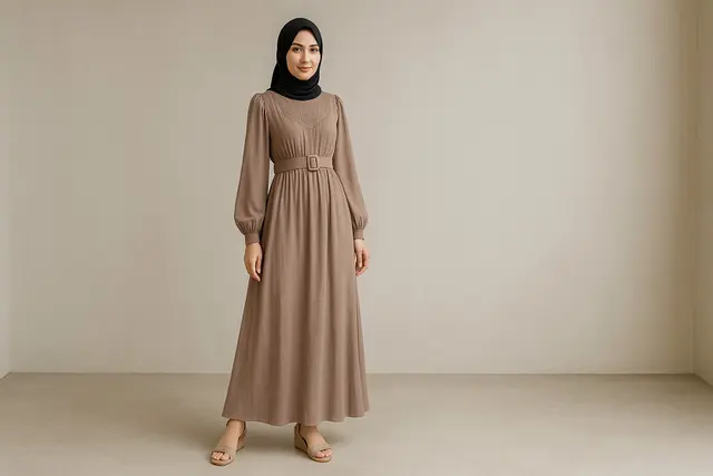 2. Gamis Empire Waist