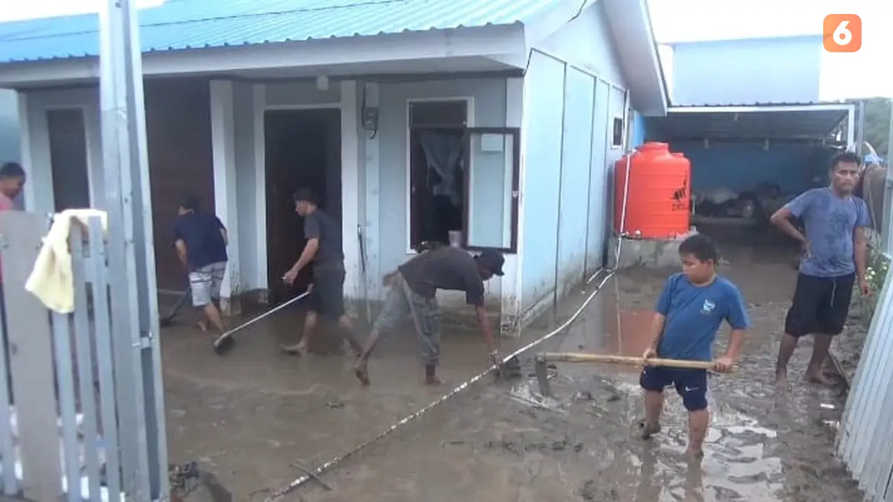 Hunian tetap penyintas gempa Palu terkena banjir