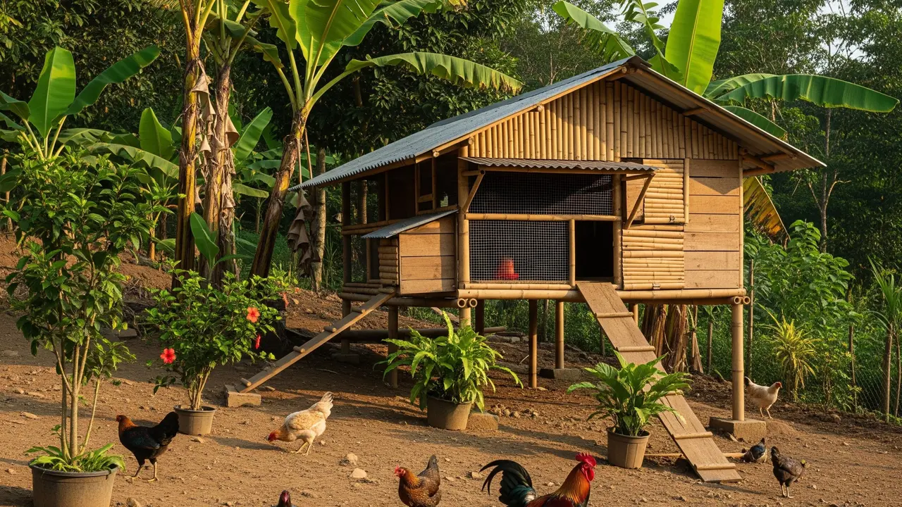 Posisi Kandang Ayam Rumahan yang Paling Aman dari Bau