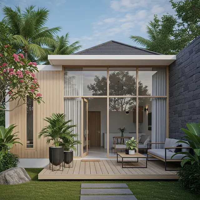 9 Ide Teras Mini ala Kafe Kekinian Tanpa Boros, Bikin Betah di Rumah