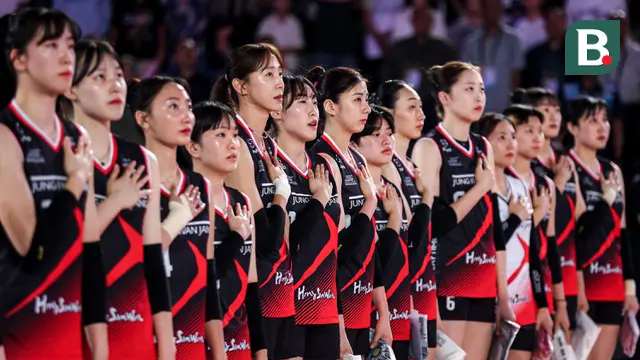 Red Sparks vs Tim Putri Indonesia All Star: Ekshibisi Fun Volleyball