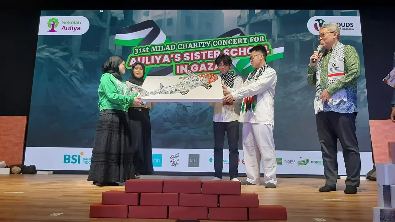 Konser amal bertajuk “31st Auliya Milad Charity Concert for Palestine", Sabtu (17/5/2025) (Istimewa)
