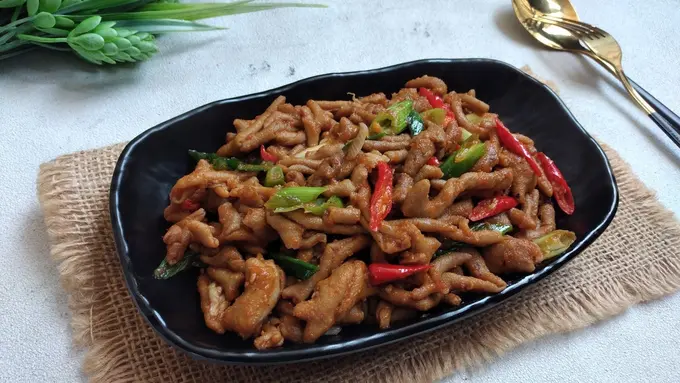 usus ayam bumbu rujak