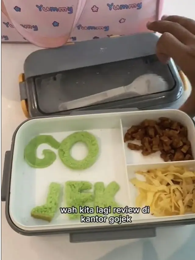 Viral Driver Ojol Bawa Makan dari Rumah Bak Bekal Anak TK, 6 Potretnya Unik