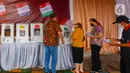 Simulasi diikuti 218 warga yang terdaftar dalam daftar pemilih tetap (DPT). (merdeka.com/Arie Basuki)