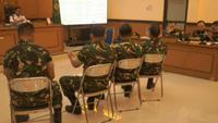 Persidangan kasus penyiraman air keras terhadap aktivis KontraS, Andrie Yunus, kembali digelar di Pengadilan Militer II-08 Jakarta, Rabu (13/5/2026). (Dok. Tangkapan Layar YouTube)