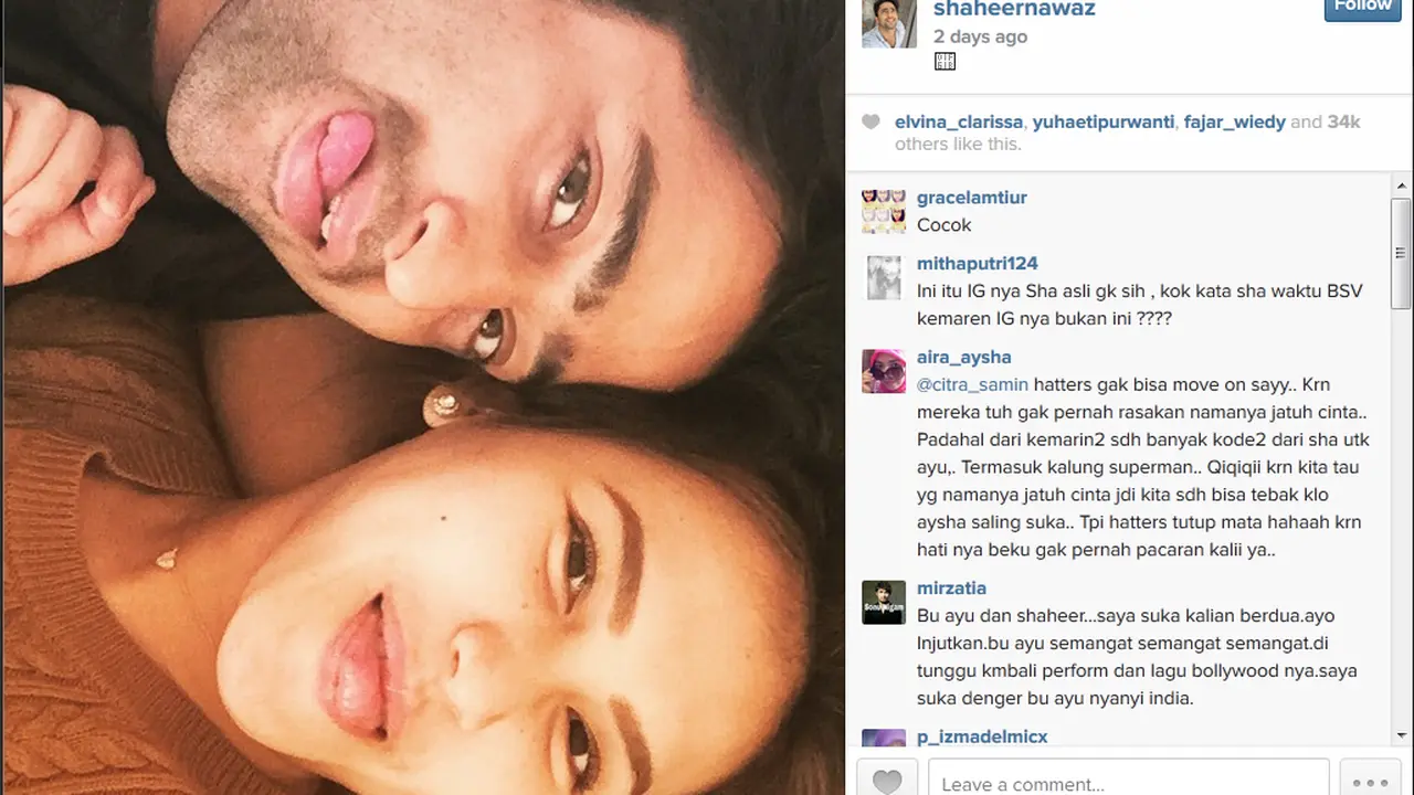Ayu Ting Ting dan Shaheer Sheikh