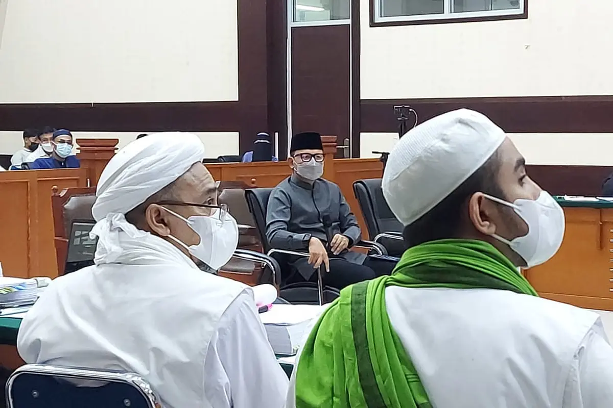 Wali Kota Bogor Bima Arya Sugiarto menjadi saksi dalam persidangan kasus Rizieq Shihab. (Istimewa)