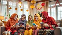 ucapan lebaran alay ©Ilustrasi dibuat AI