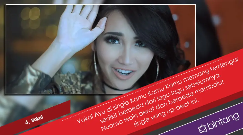 Ayu Ting Ting Kasmaran di Single Baru, Kamu Kamu Kamu. (Foto: YouTube/HITS Records, Desain: Nurman Abdul Hakim/Bintang.com)
